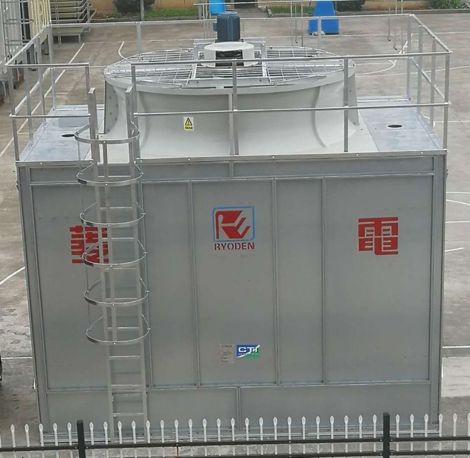 橫流式方形冷卻塔